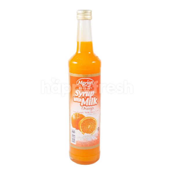 Product: Marjan Boudoin Orange Syrup with Milk - Image 1