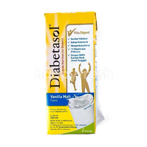 Jual Diabetasol Vanilla Malt Flavor Special Nutrition Milk Drinks for