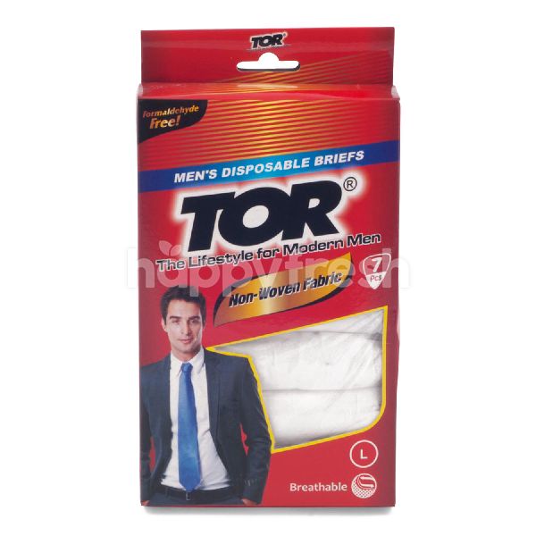 Product: TOR Disposable Briefs L - Non Woven Fabric - Image 1