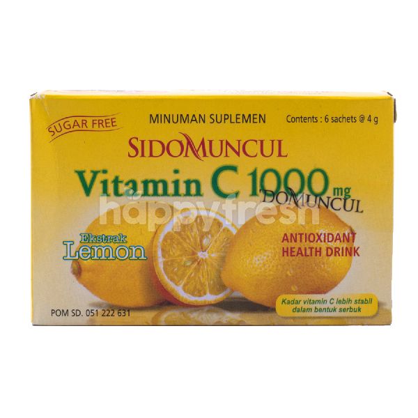 Jual Sido Muncul Vitamin C 1000 Mg With Lemon Extract Health Drinks Di Super Indo Happyfresh Tangerang