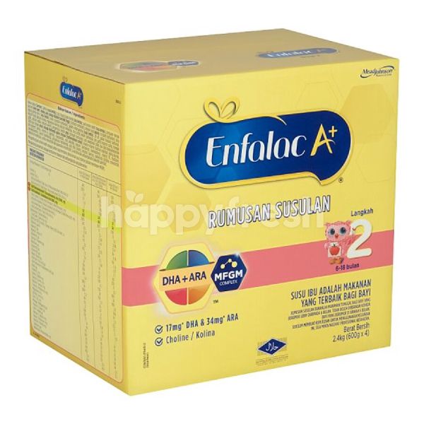 Beli Mead Johnson Nutrition Enfalac A+ Formulated Milk Step 2 (4 Pieces