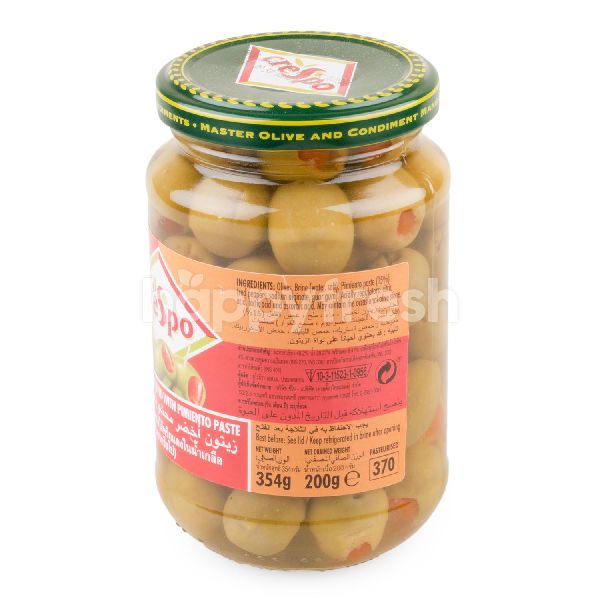 ซื้อ Crespo Green Olives Stuffed With Pimiento Paste 354 g Online จาก