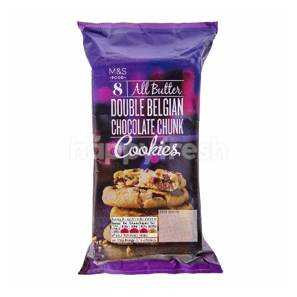 Beli Marks Spencer All Butter Double Belgian Chocolate Chunk Cookies 200g Dari Marks Spencer Happyfresh Klang Valley