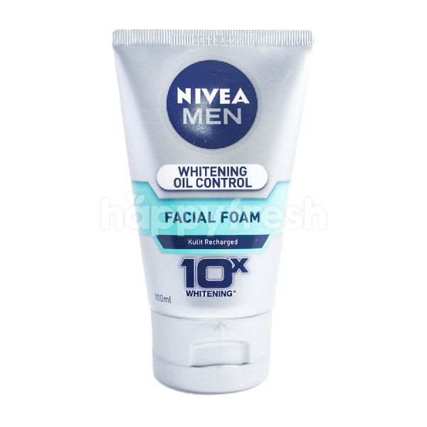 nivea men whitening oil control facial foam