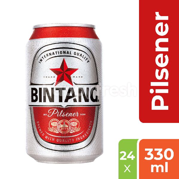 Jual Bintang Pilsener Canned Beer 24-Pack Di Farmers Market - HappyFresh