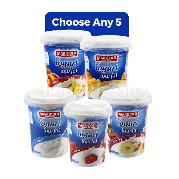 Beli MARIGOLD Yogurt Low Fat Cup Bundle (Choose Any 5) dari AEON