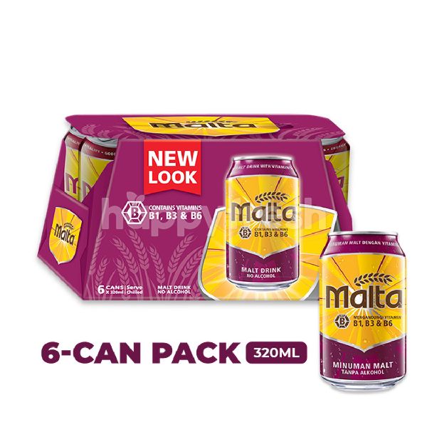 Beli Malta NonAlcoholic Malt Beverage Cans 6x320ml dari Isetan