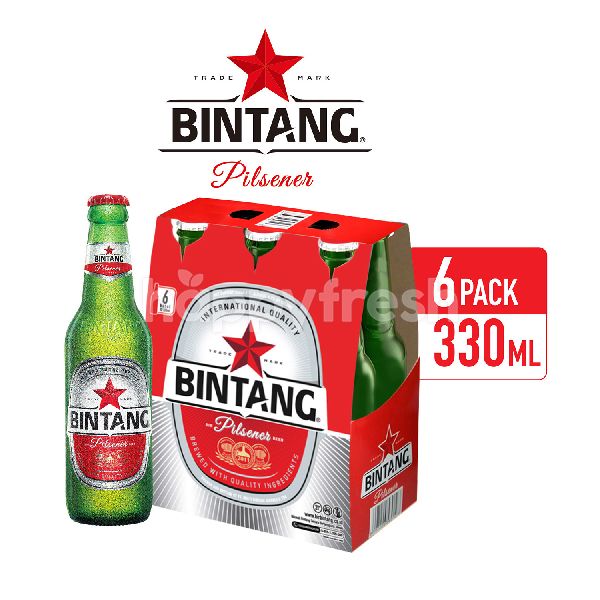 Jual Bintang Pilsener Bottled Beer Multi-pack Di Grand Lucky - HappyFresh