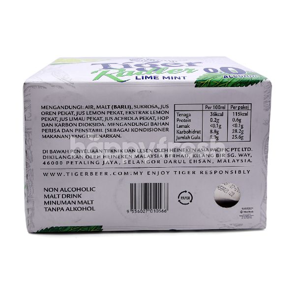 Beli Tiger Lime Mint Flavoured Radler Malt Drink 6 Cans Dari Isetan Happyfresh Klang Valley
