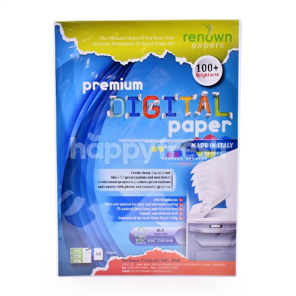 Beli Renown A4 Premium Digital Paper (20 Sheets) dari TMC Bangsar