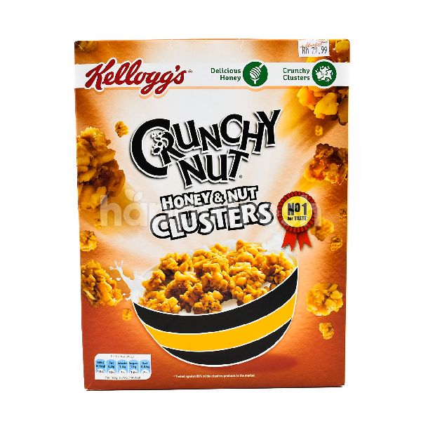 Beli Kellogg S Crunchy Nut Honey Nut Clusters Cereal Dari Village Grocer Happyfresh Kuala Lumpur