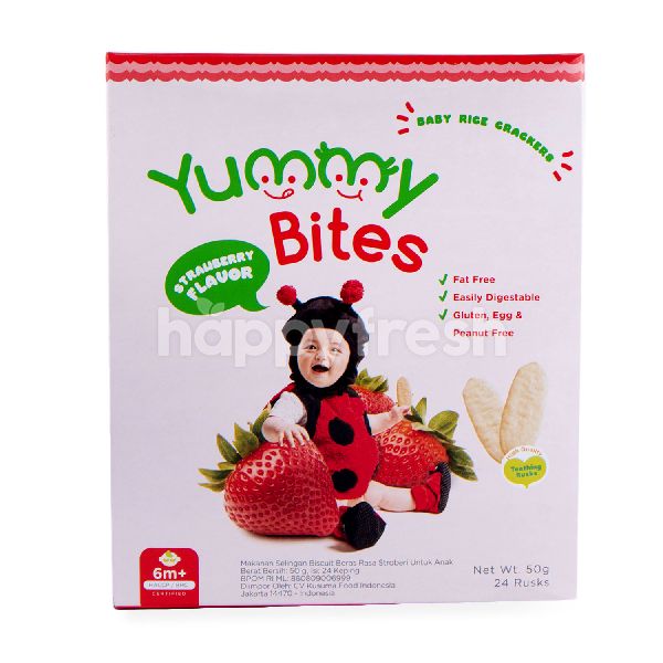 strawberry rice rusks