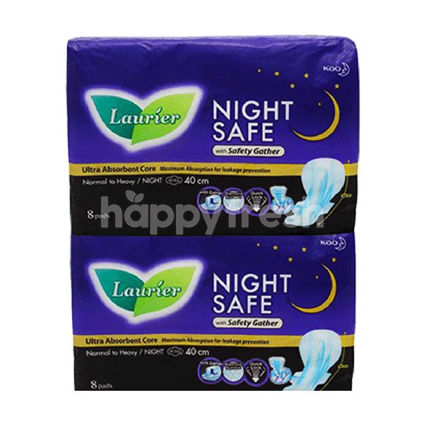 Beli Laurier Night Safe Wing Sanitary Pads (16 Pads) dari Selections