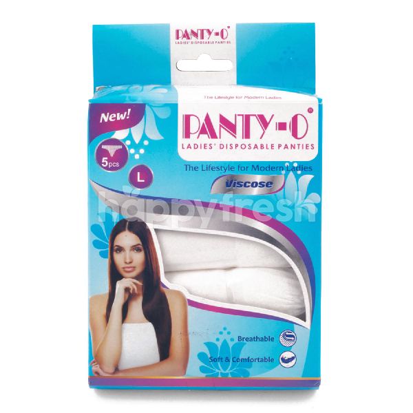 Product: Panty-O Ladies Disposable Panties Size L - Viscose - Image 1