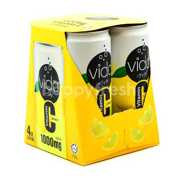 Beli Vida Vitamin C Lemon (4 X 325ml) dari Mercato HappyFresh