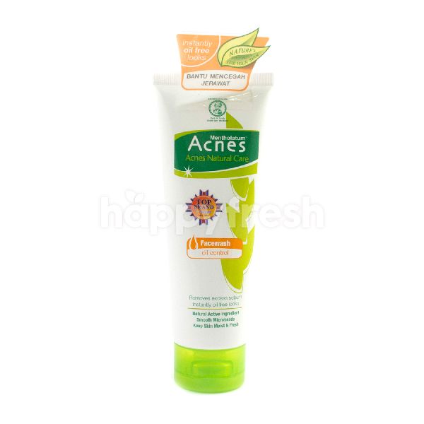 Acnes Natural Care Oil Control Face Wash Happyfresh