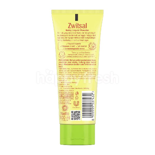 zwitsal baby liquid powder