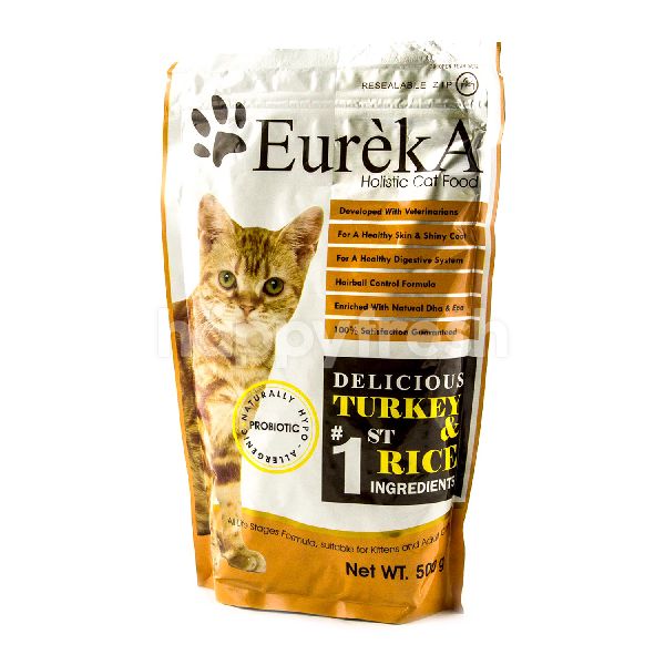 Jual Eureka Holistic Cat Food Delicious Turkey Rice Ingredients