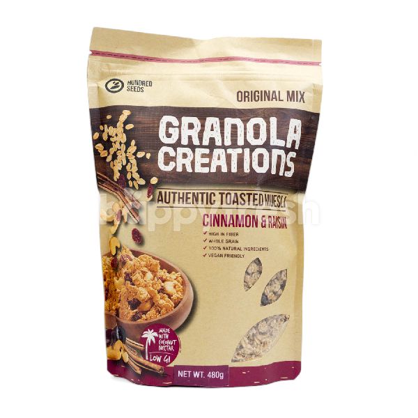 Product: Granola Creations Original Mix Authentic Toasted Muesli Cinnamon & Raisins - Image 1
