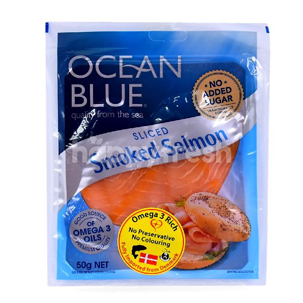 ocean blue sliced smoked salmon