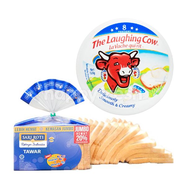 Jual The Laughing Cow Cheese The Laughing Cow Triangle Plain & Sari