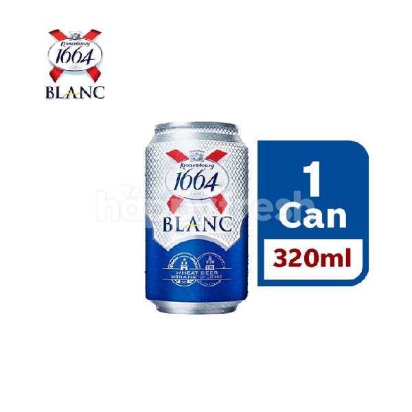 1664 Blanc Beer Can (320ml) | Bangsar | HappyFresh