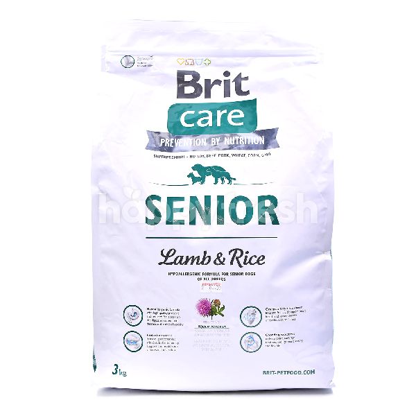 brit care senior lamb & rice