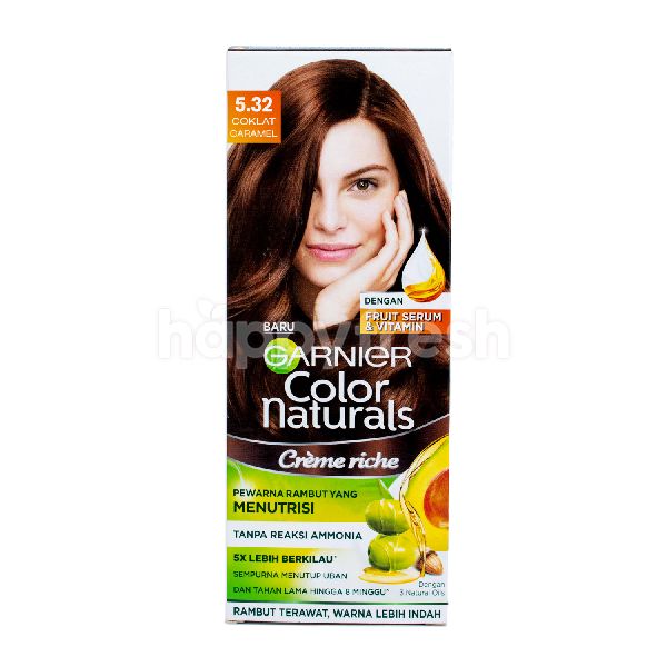 Jual Garnier  Color Naturals Cr me Riche 5 32 Caramel Brown di Farmers 