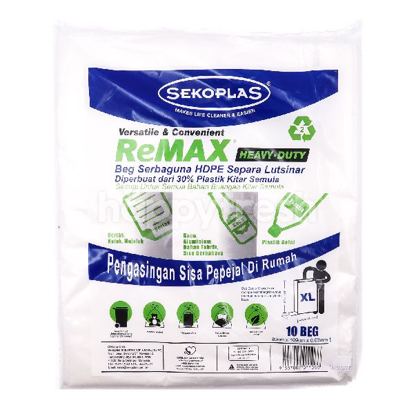 Sekoplas Remax Hdpe Garbage Bag - XL