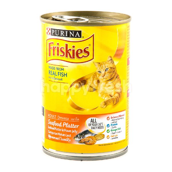 Beli Friskies Seafood Platter Cat Food dari Mercato - HappyFresh