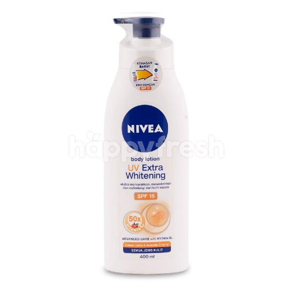 nivea uv extra whitening spf 15