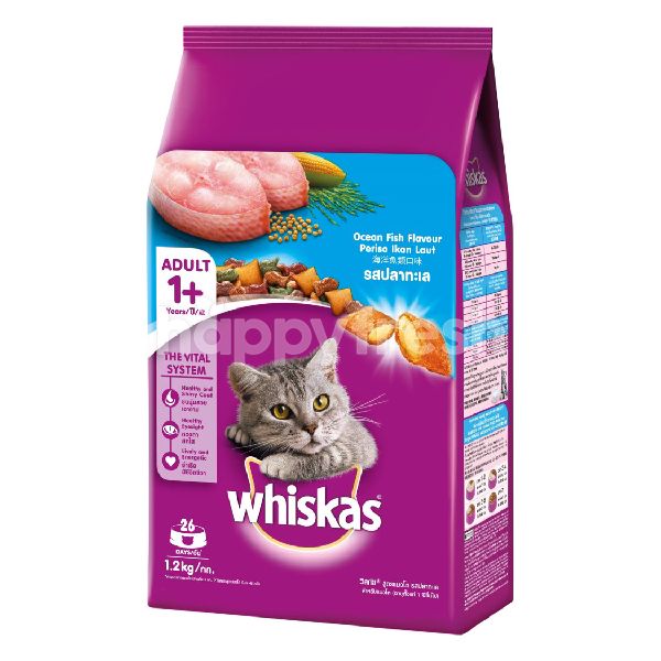 Buy Whiskas Cat Dry Food Adult Ocean Fish 1.2KG Cat Food at Tesco