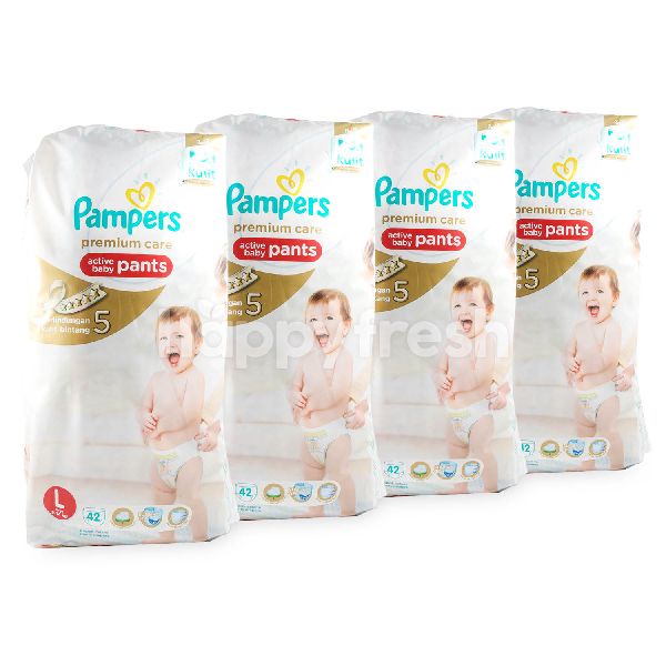 pampers premium care active baby pants