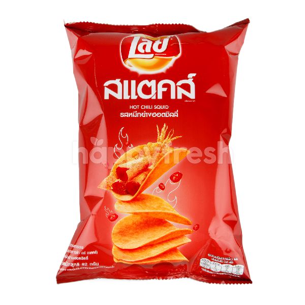 ซ อ Lay S Stax Potato Chips Hot Chili Squid Flavour Online จาก Tesco Lotus Happyfresh Bangkok