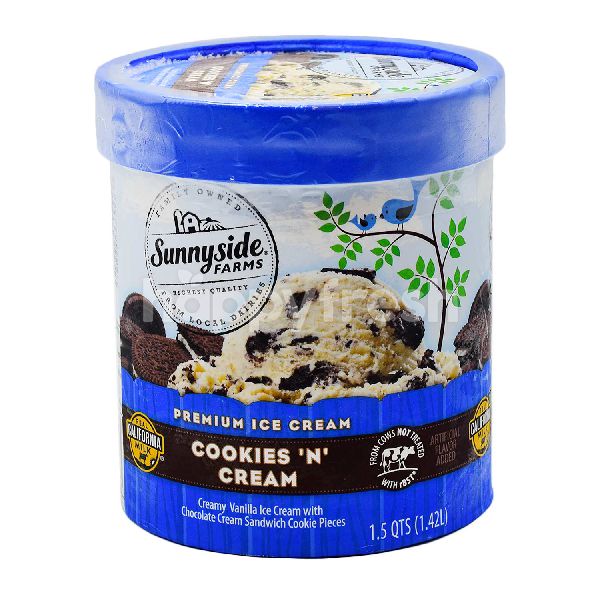 Beli Sunnyside Farms Premium Ice Cream Cookies 'N' Cream dari The Food