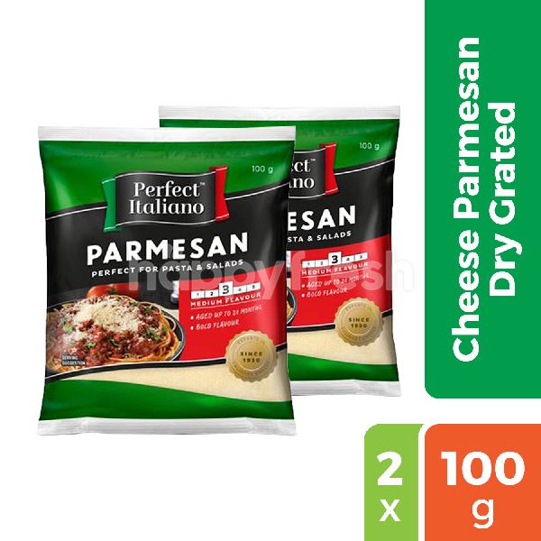 Beli Perfect Italiano Cheese ParmesanDry Grated Twinpack dari AEON HappyFresh
