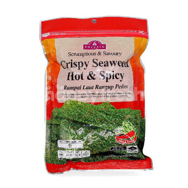 Beli TOPVALU Crispy Seaweed Hot And Spicy (36g) dari AEON - HappyFresh