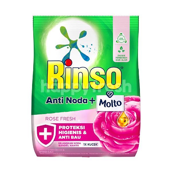 Product: Rinso Molto Anti Stain Rose Fresh Detergent Powder - Image 1