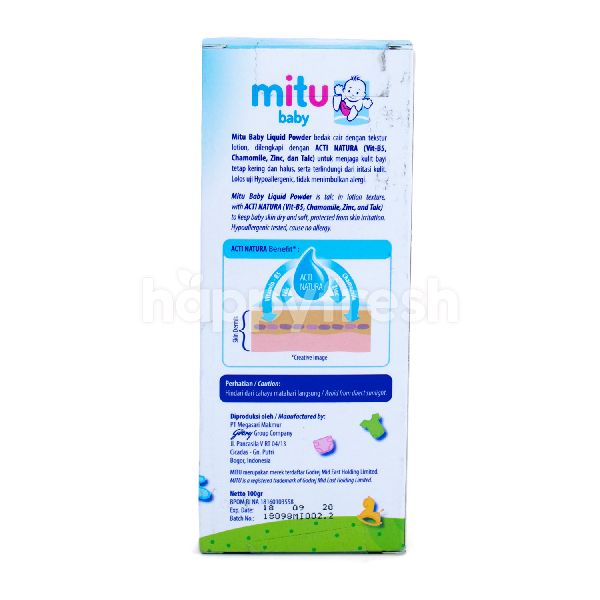 mitu baby liquid powder