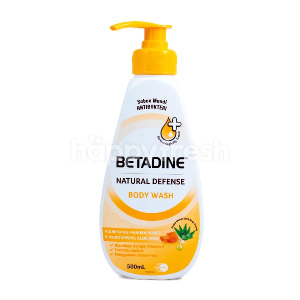 Jual Betadine Natural Defense Body Wash Nourishing Manuka Honey