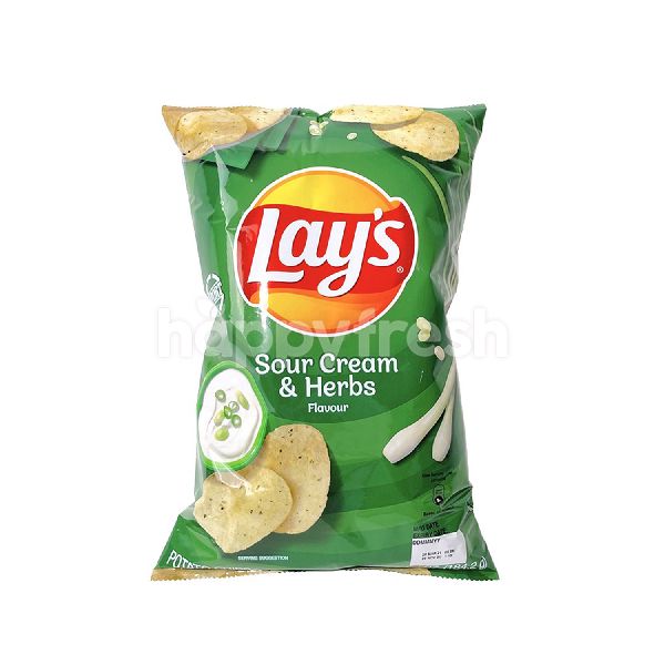 Beli Lay's Sour Cream & Herbs Flavour Potato Chips dari Isetan HappyFresh