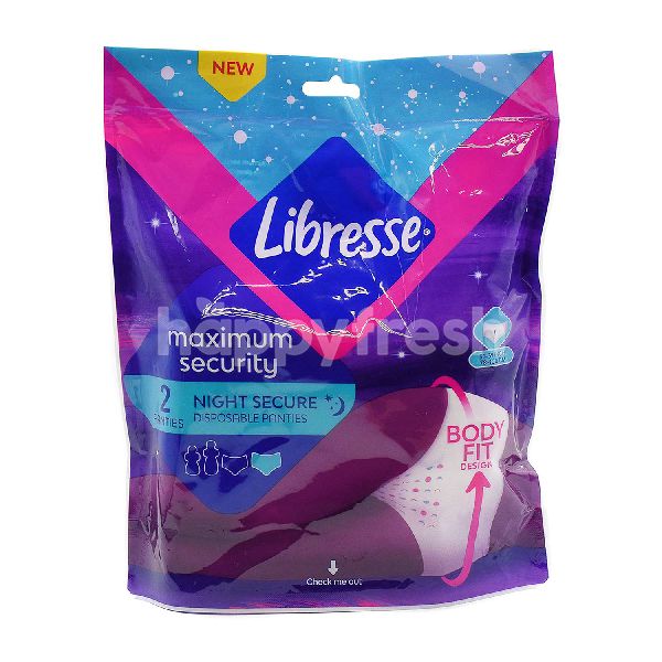 Beli Libresse Night Secure Disposable Panties Large Size (2 Panties) dari Giant Hypermarket