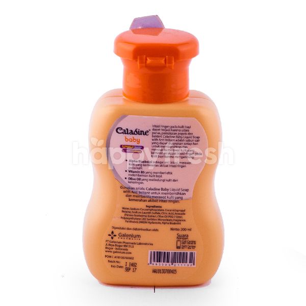 caladine baby liquid soap