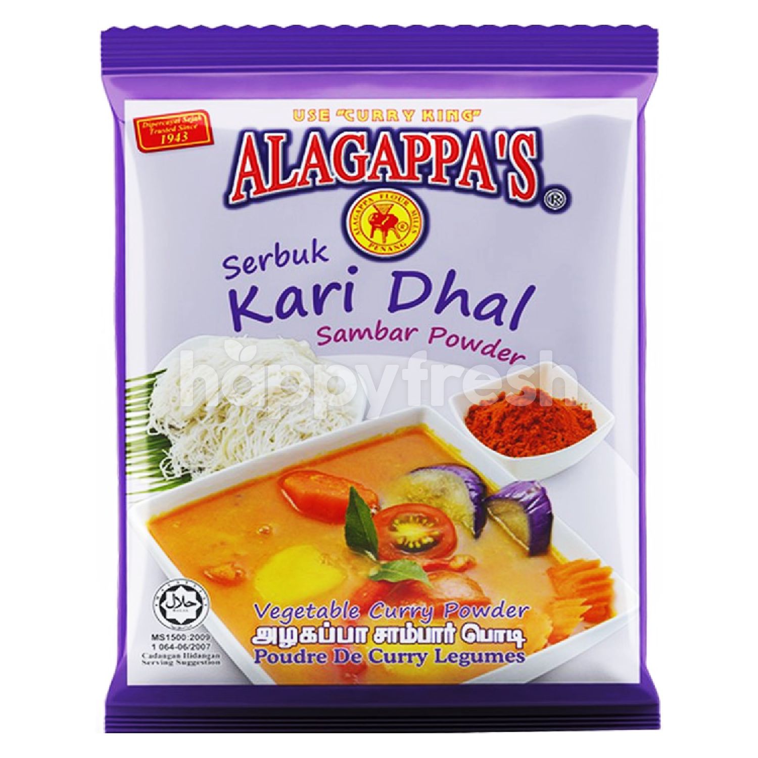 Beli Alagappa's Sambar & Vegetable Curry Powder dari Cold Storage