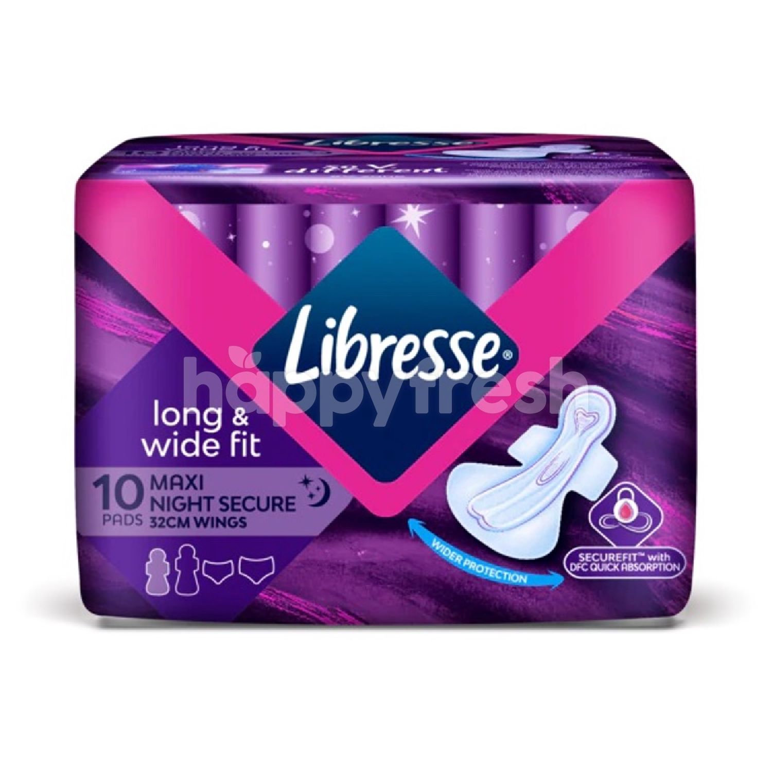 Beli Libresse Maxi Night Secure 32cm Wings And Wider Protection Pads