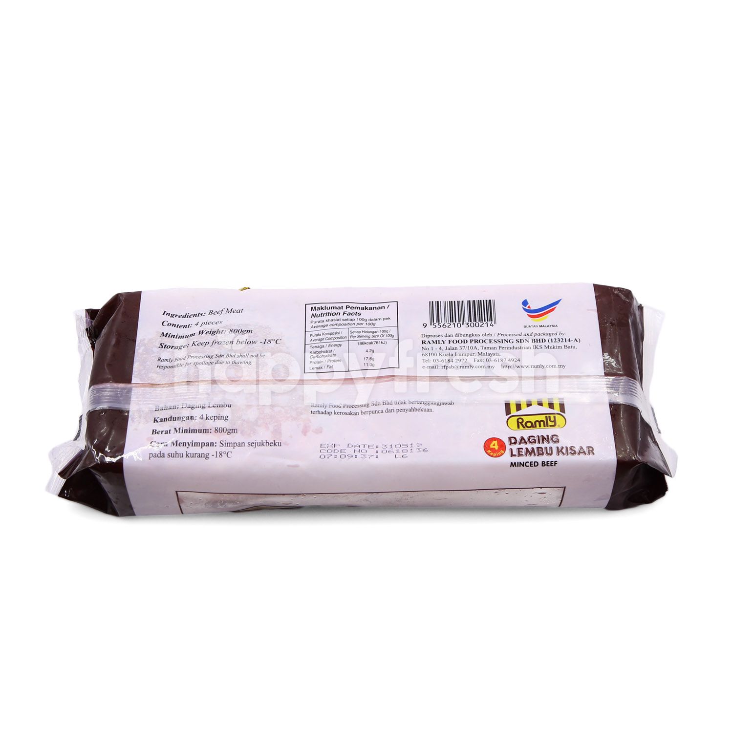 Beli Ramly Minced Beef 4 Pieces Dari Aeon Happyfresh Klang Valley