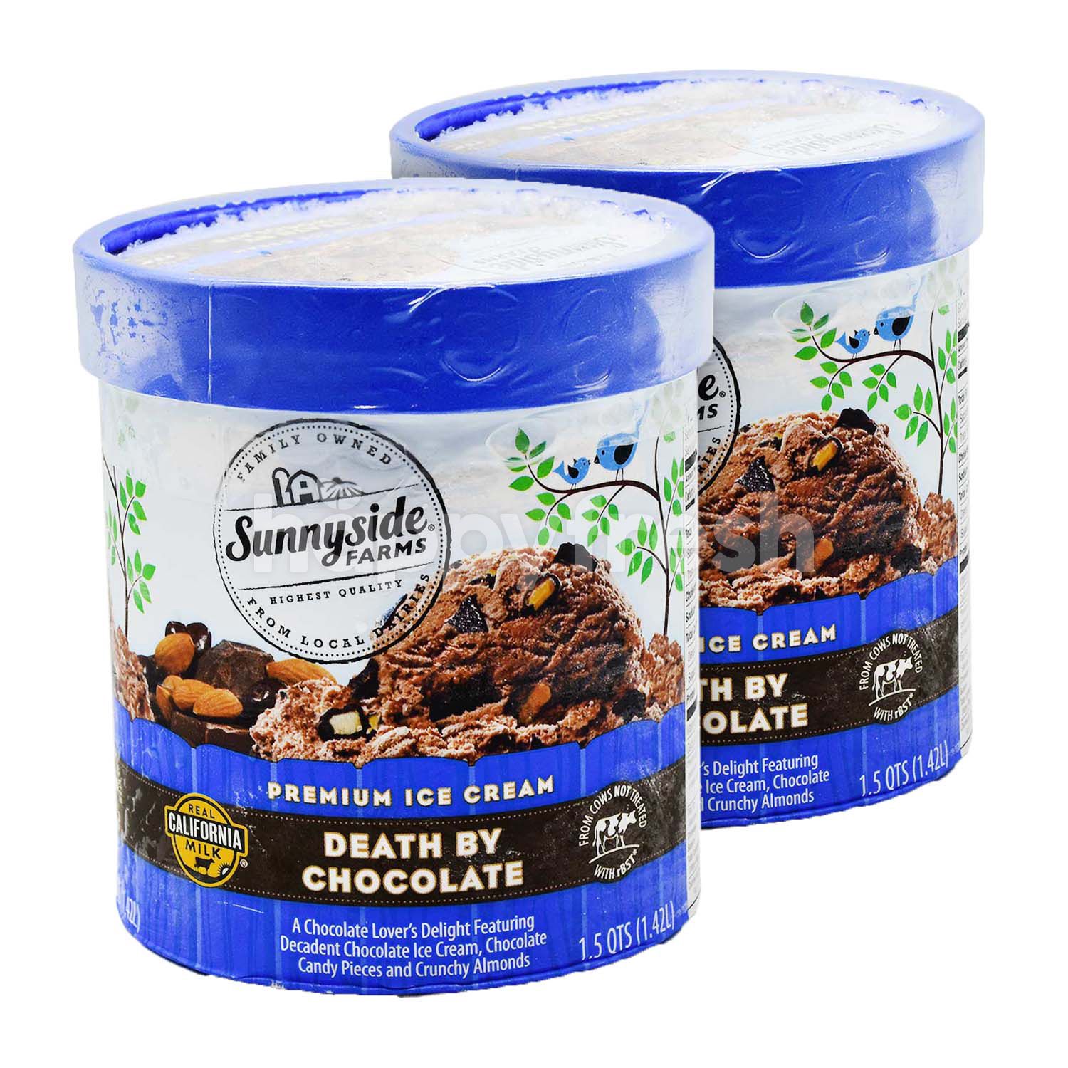 Beli Sunnyside Farms Premium Ice Cream Death By Chocolate 67g Twinpack dari Fresh St Grocer