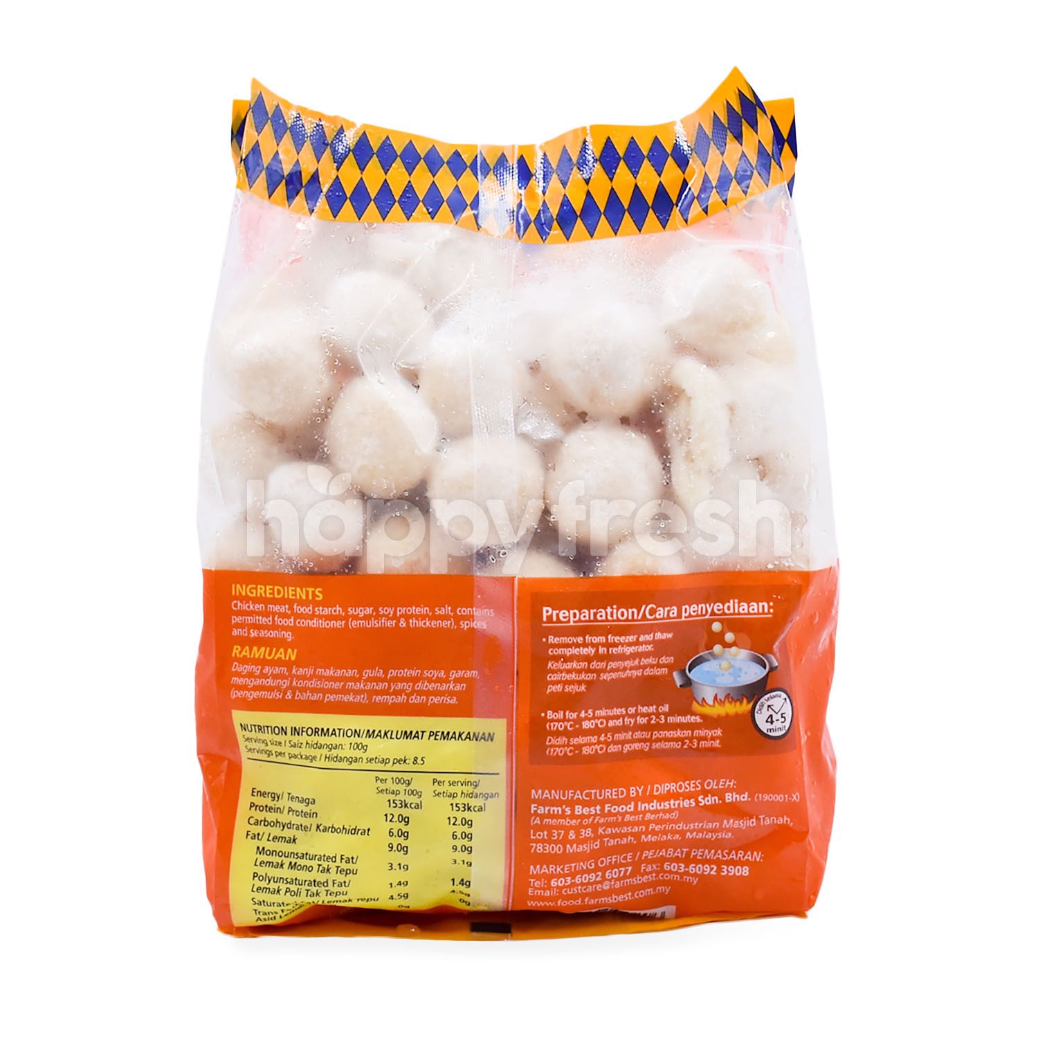 Buy Farm S Best Chicken Meatballs At Selections Happyfresh Kuala Lumpur