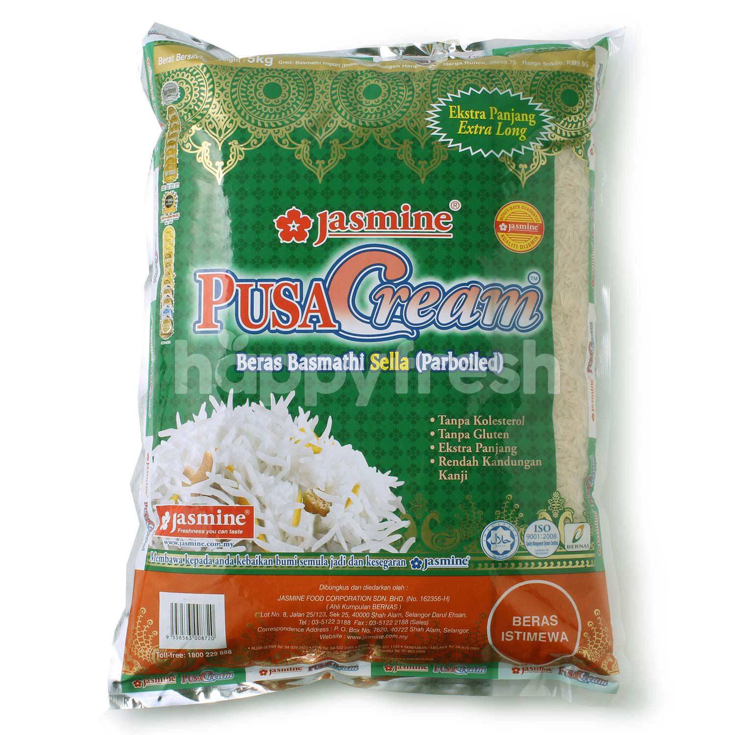 Buy Jasmine Pusa Cream Basmathi Sella Parboiled Rice At Aeon Happyfresh