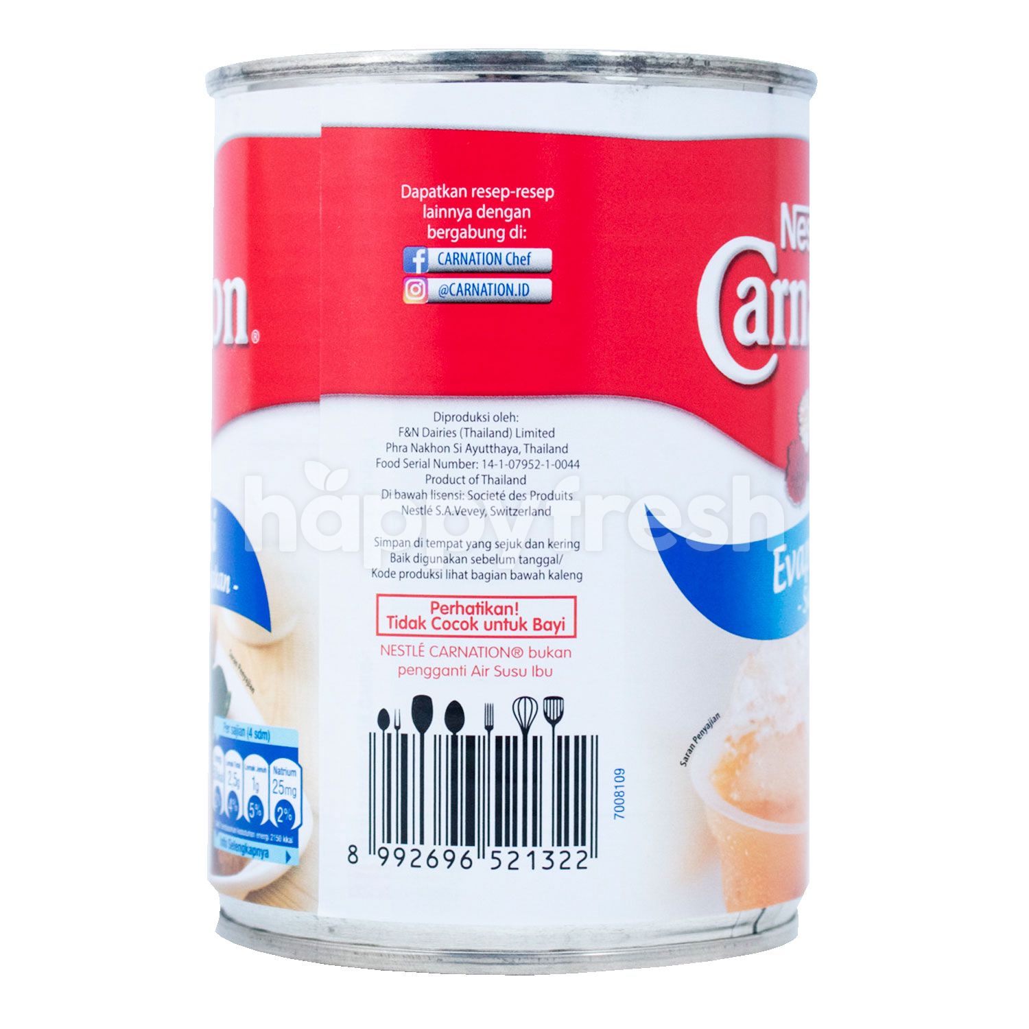 Jual Carnation Evaporated Cooking Milk Di Hokky Happyfresh